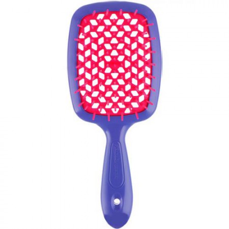 Расчёска Janeke Superbrush Small, фиолетово-малиновая, 17,5 х 7 х 3 см