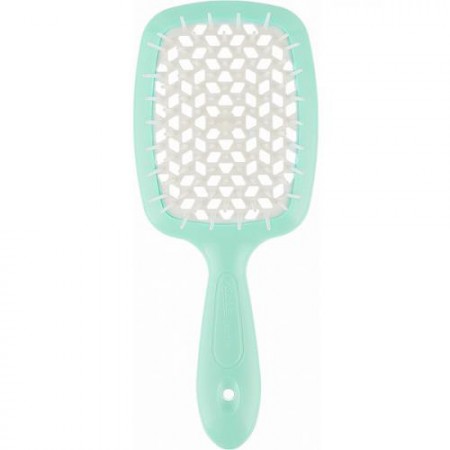 Расчёска Janeke Superbrush Small, мятно-белая, 17.5х7х3 см