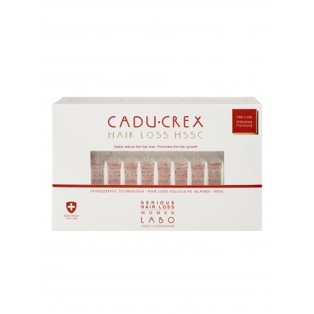 CADU-CREX HSSC Serious при серьезном выпадении волос для женщин/ 40 ампул